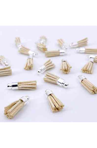 MINI TASSEL TAUPE