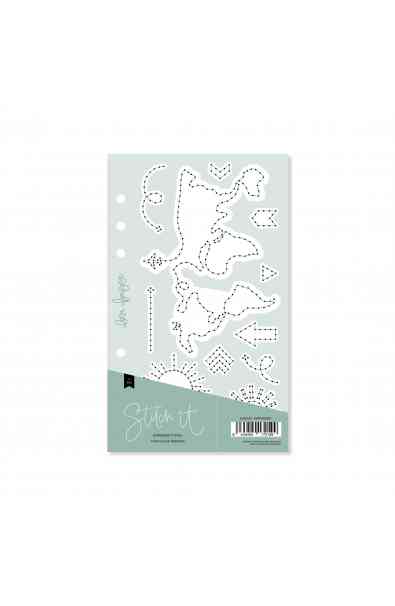Stitch It - Template per cuciture MAPAMUNDI 