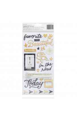 Round Trip - Phrase Gold Foil