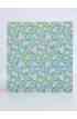 Album ad anelli 9x12" Menta con Fiori