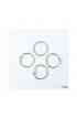 Set 4 anelli de 1,25" Argento