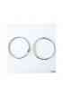 Set 2 anelli de 2,5" Argento
