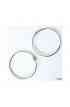 Set 2 anelli de 3" Argento