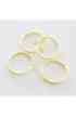 Set 4 anelli 1,5" Giallo Pastello