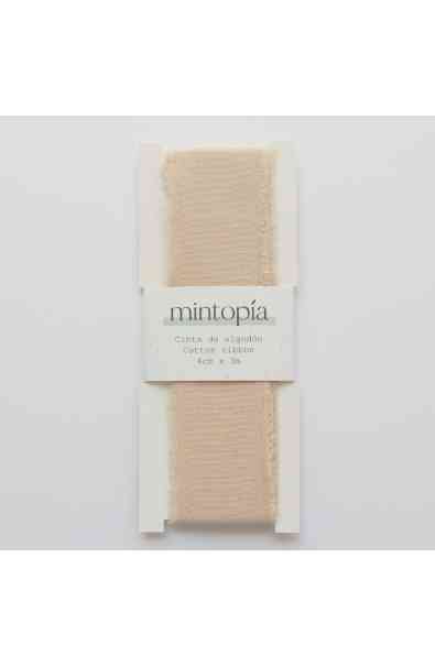 Nastro di cotone 4 cm x 3 m - Cream