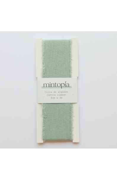 Nastro di cotone 4 cm x 3 m - Moss