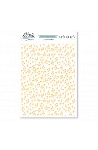 A Volar - Travel Stories - Embossing Folder 6x8" - Flores