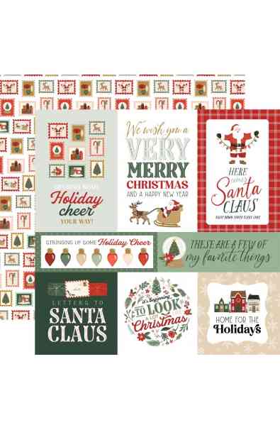 Christmas Village - Merry Journaling Cards