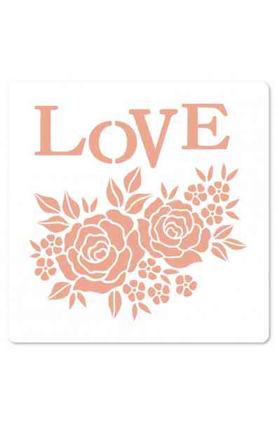 MURMURES - Stencil ROSES D'AMOUR